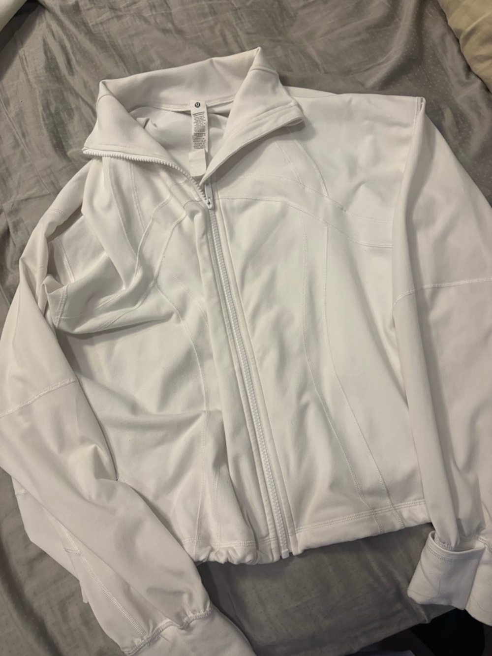 lululemon athletica White Full-Zip Utility Jacket